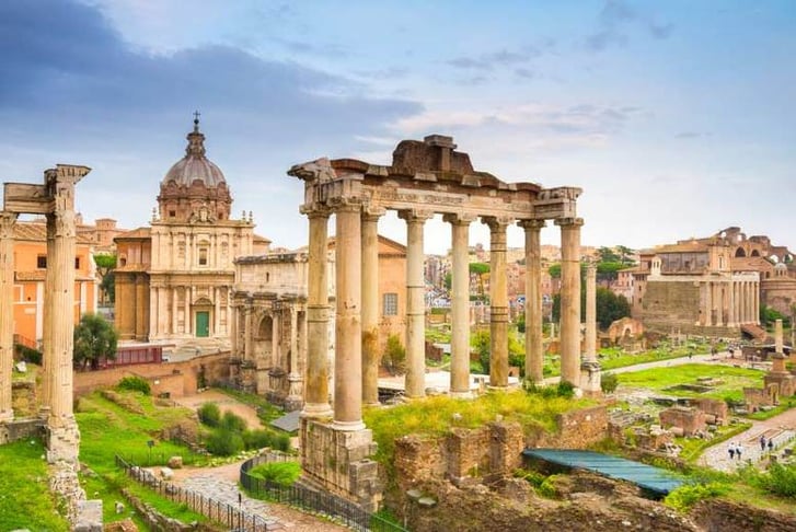 Rome, Ruins, Stock Image