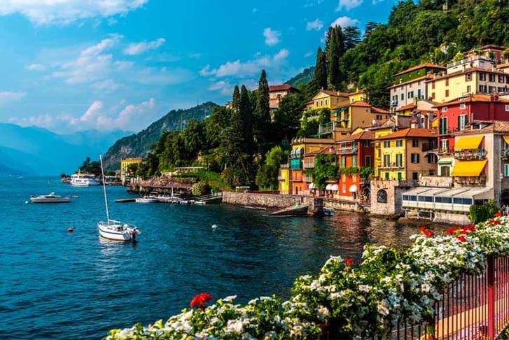 Grand Hotel Britannia Excelsior, Lake Como, Italy, Town
