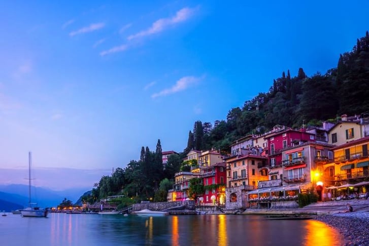 Grand Hotel Britannia Excelsior, Lake Como, Italy, Town