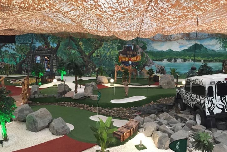 Jungle Creek Adventure Golf Soft Play Family Voucher Course