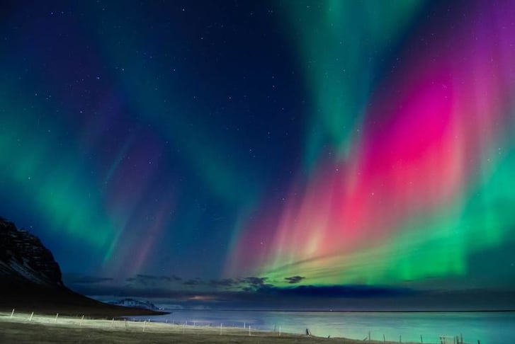 Northern Lights Iceland Stock 