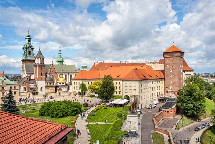 Krakow, Poland, Stock Image - Castle