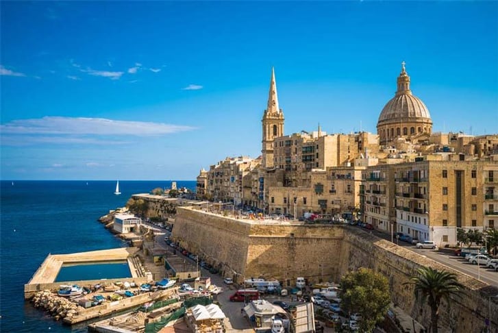 Aletta, Malta, Stock Image - City