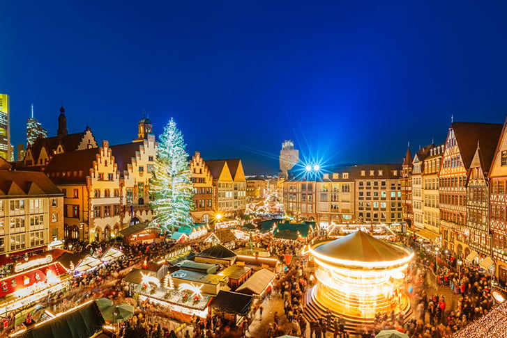 Frankfurt, Germany, Stock Image - Christmas Market