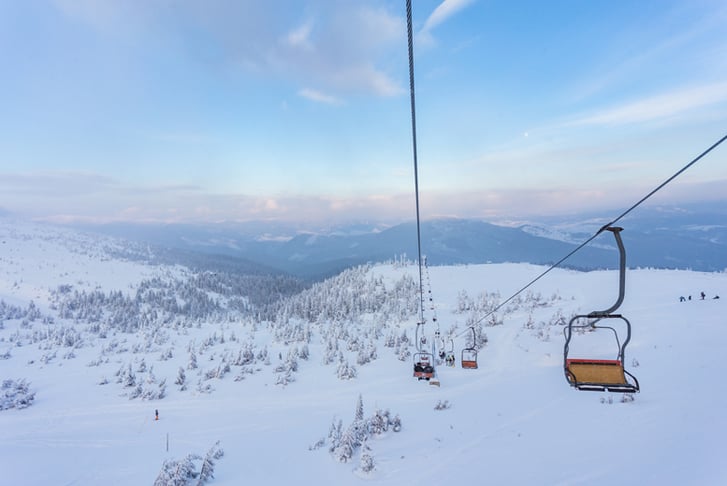 Andorra, Stock Image - Ski Lift