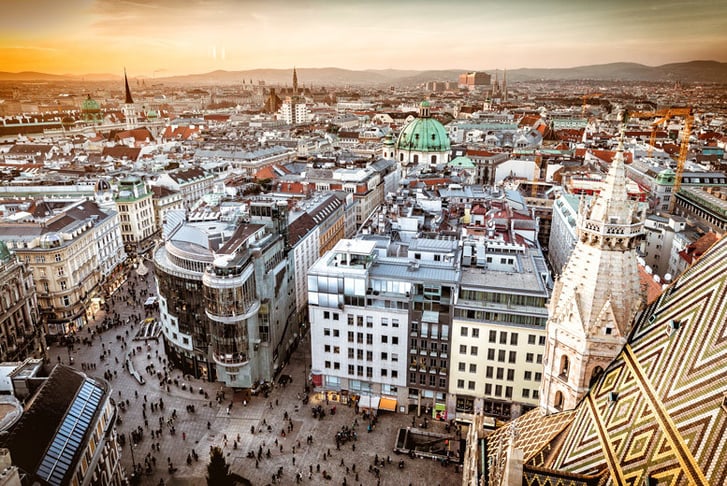 Vienna, Austria, Stock Image - Skyline