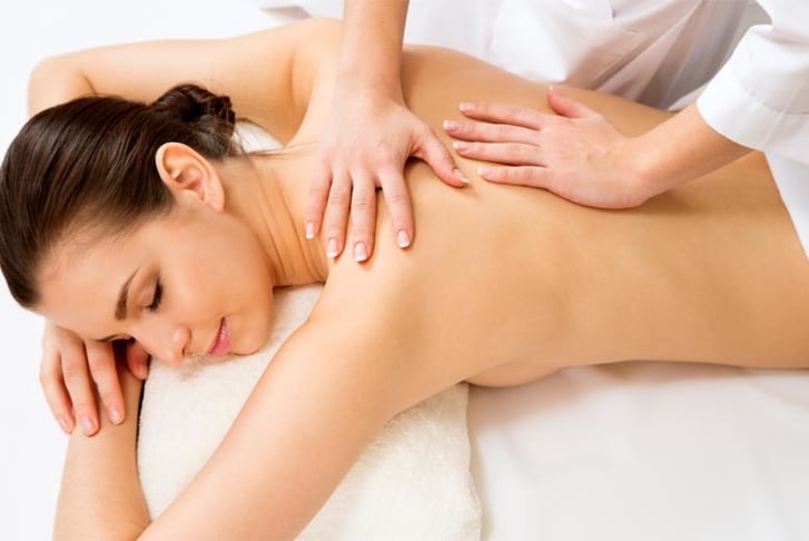 Koru Chiropractic Deep Tissue Massage - Stock Image