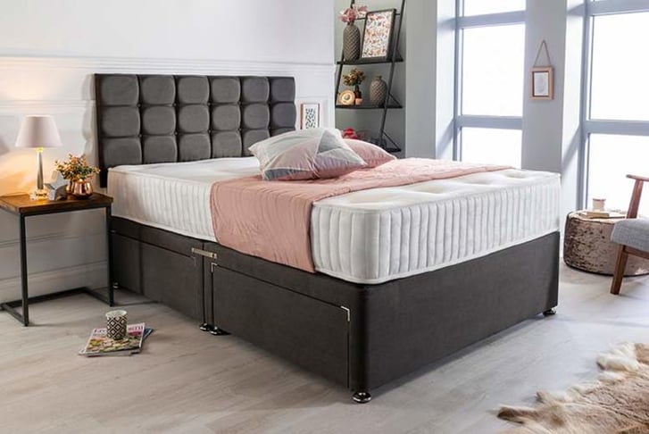 Sleep-Factory-ltd---Luxury-Charcoal-Suede-Divan-Bed-Set-With-Memory-Foam-Mattress-and-York-Headboard