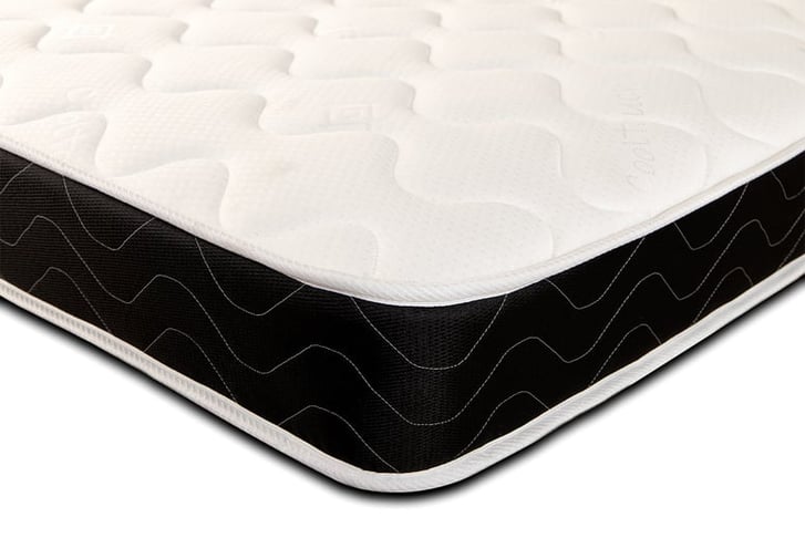 Luciana-Black-Quilted-Hypoallergenic-Memory-Sprung-Mattress-3