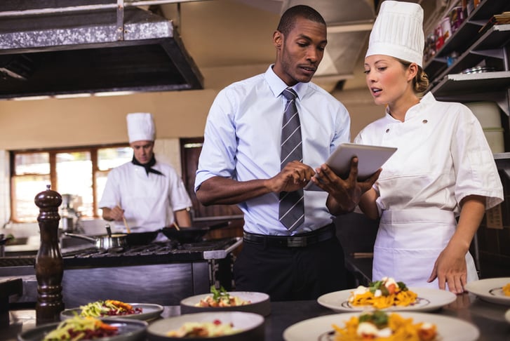 Restaurant Manager Stock Image