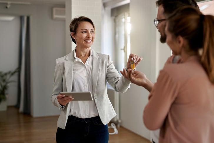 Estate Agent Stock Image