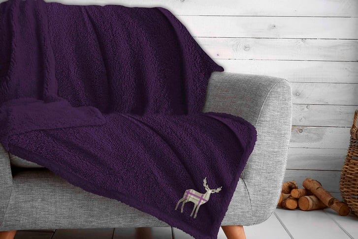 T&A-TEXTILES-&-HOSIERY-LTD---Thick-Teddy-Stag-Throws5