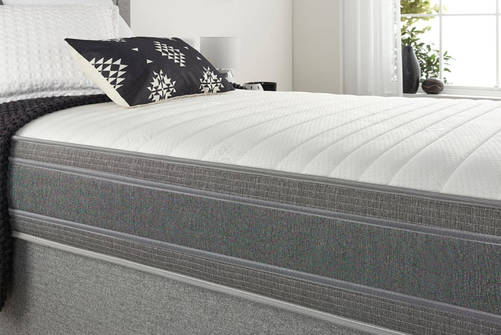 7-Zone-Wool-Cool-Mattress-Hybrid-Cool-Memory-Wool-&-Spring-Grey-3