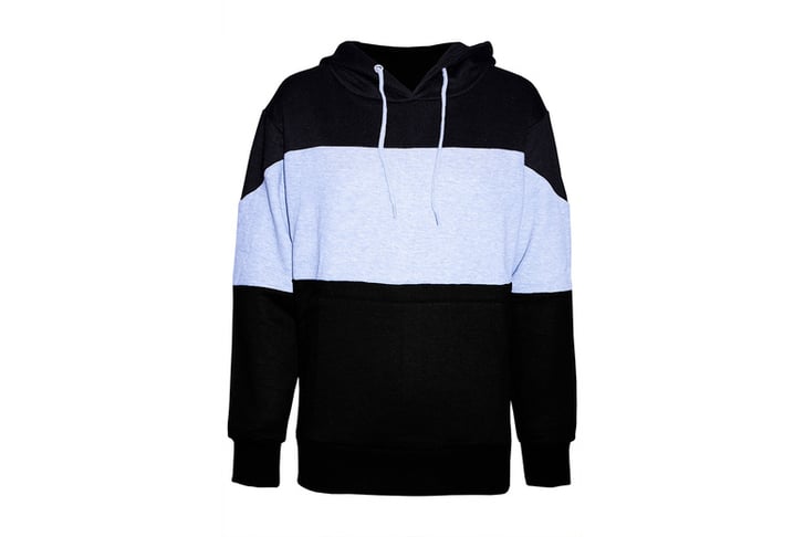 STRIPEDHOODY-black