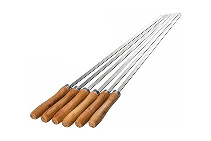 KEBAB-SKEWERS-METAL-BBQ-SET-5-PCS-(PACK-5)-_-SKEWERS-STICKS-STAINLESS-STEEL-FLAT-REUSABLE-BBQ-TOOLS-2