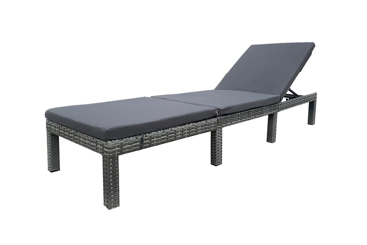 Rattan-Sunbed-Lounger-Grey-Garden-Furniture-with-Adjustable-Recliner-2