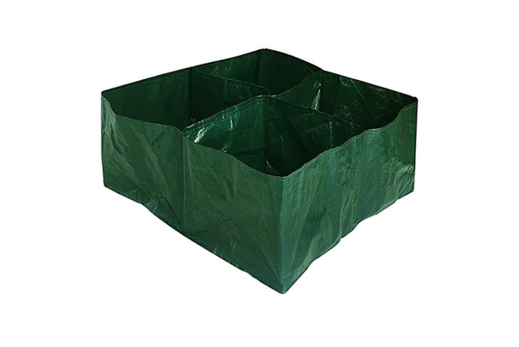 Raised-Garden-Bed-4-Grids-Square-Planter-Bag-Grow-Pot-2