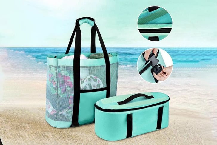 2-in-1-OUTDOOR-BEACH-MESH-TOTE-BAG-1