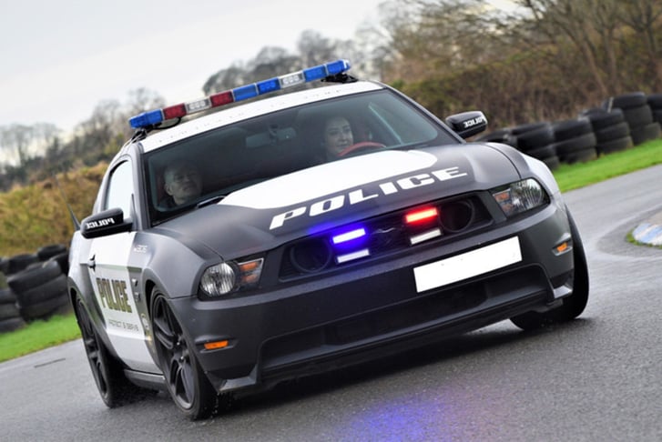 V8 GT Mustang Police Car Driving Experience - Up To 6 Laps 