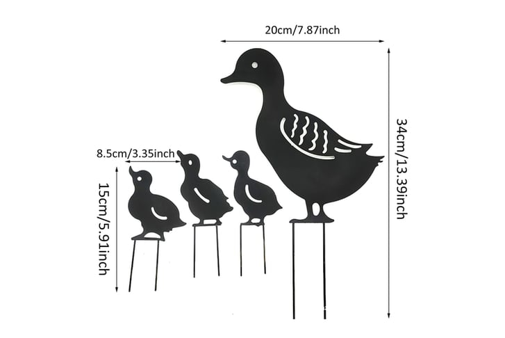 MOTHER-DUCK-4in1-GARDEN-ORNAMENTS-2