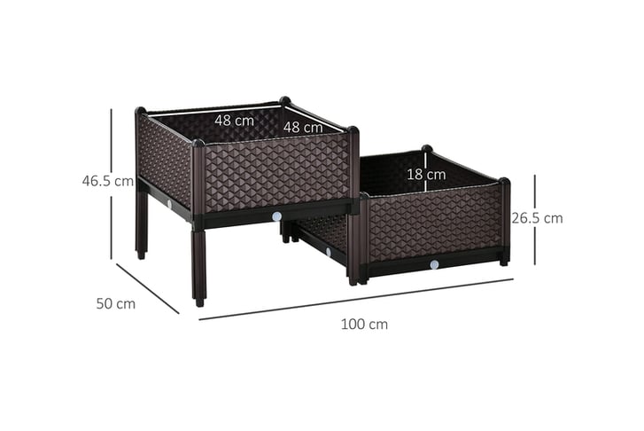 Outsunny-2pc-Raised-Garden-Bed-7