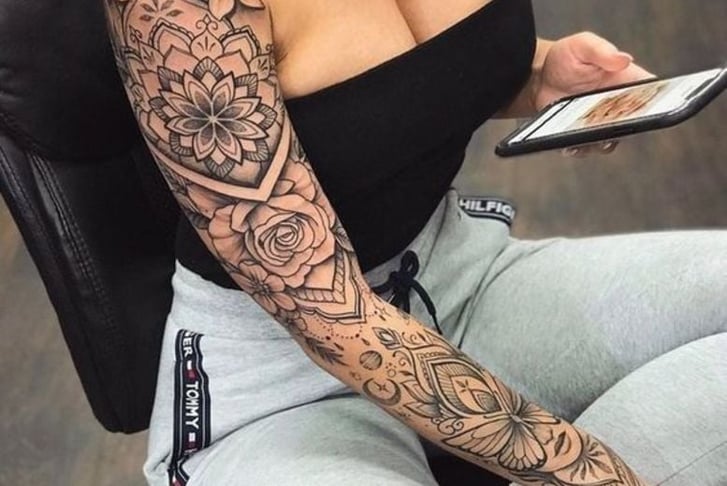 arm-tattoo-design-for-women