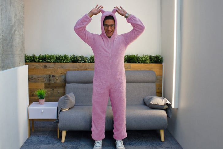 Pink onesie