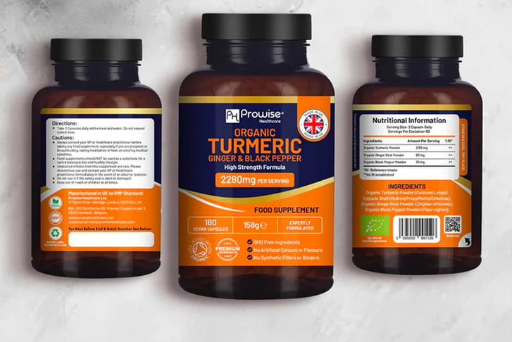 Organic-Turmeric-2280mg-with-Black-Pepper-&-Ginger-180-Vegan-Capsules-1