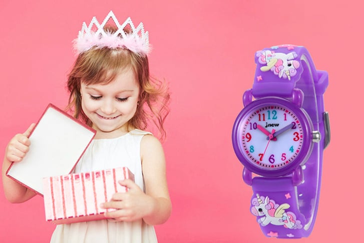 Children's-Cartoon-Watch-Waterproof-Unicorn-1