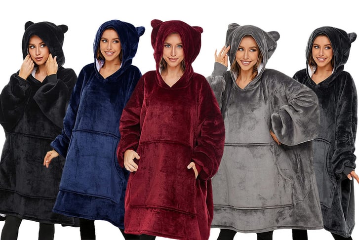 Cute-Bear-Ears-Sherpa-Hooded-Blanket---5-Colours!-1