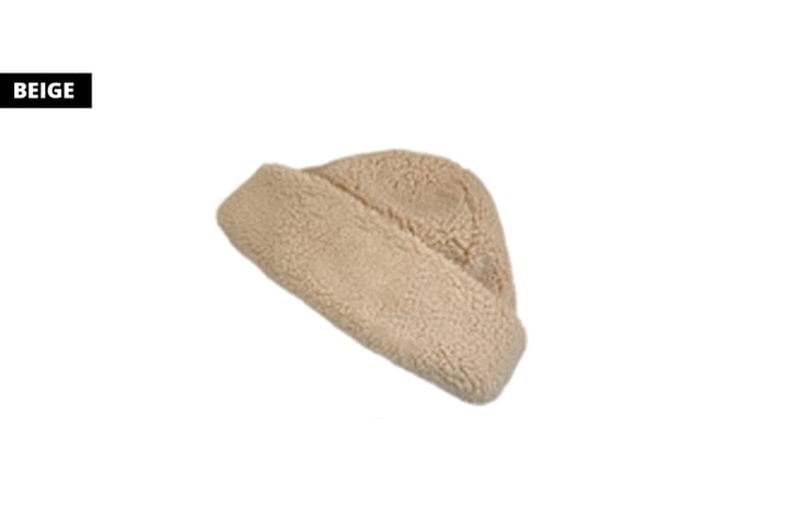 2-BEIGE-Winter-Warm-Cosy-Borg-Teddy-Style-Hat