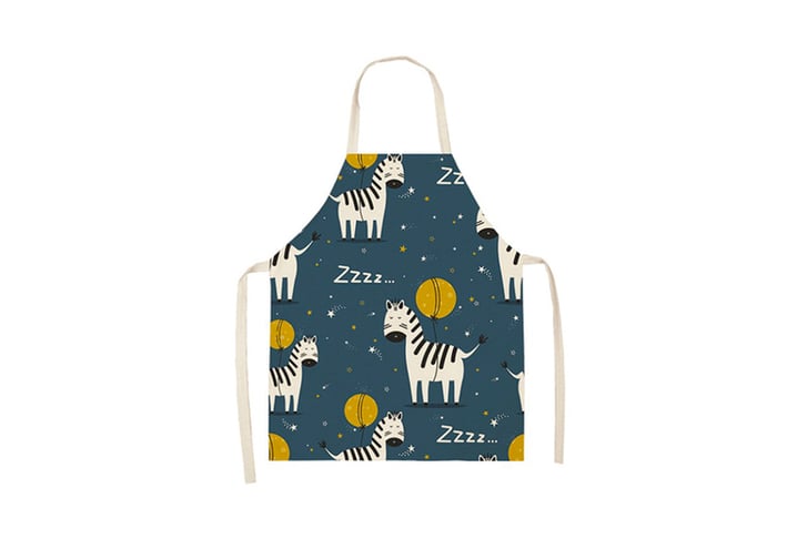 Kids-Apron-in-Fun-Zebra-Print-navy