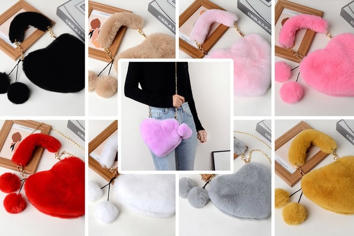 Faux-Fur-Heart-Design-Fluffy-Crossbody-Bag-1