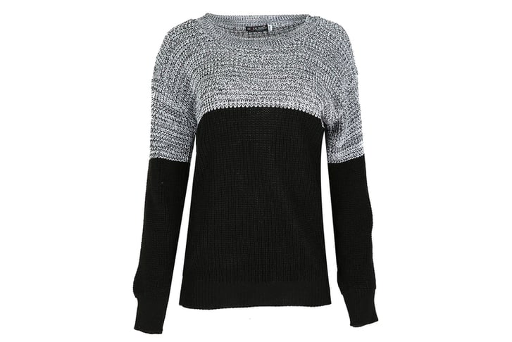 DARCI-COLOUR-BLOCK-BAGGY-KNITTED-JUMPER-grey-black-marl