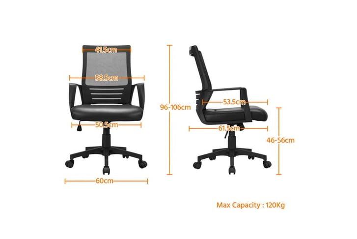 Office-Mesh-Chair-with-Leather-Padded-Seat-6