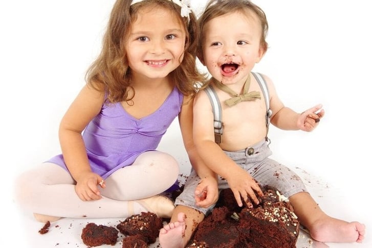 Photoshoot for Babies with 10 Prints: Cake Smash - Cardiff