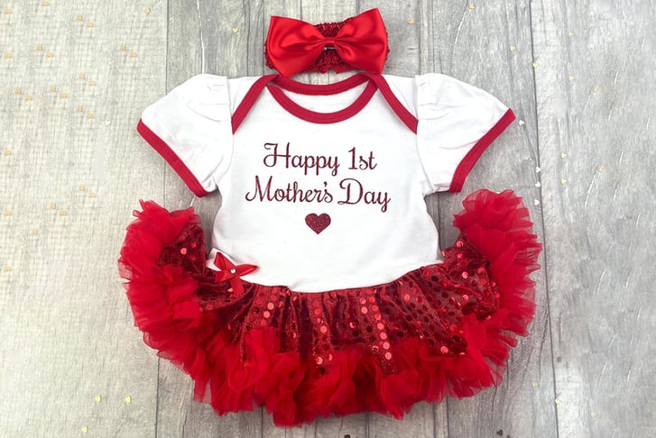 Happy-1st-Mother's-Day-Baby-Girl-Sequin-Tutu-Romper-With-Headband-1