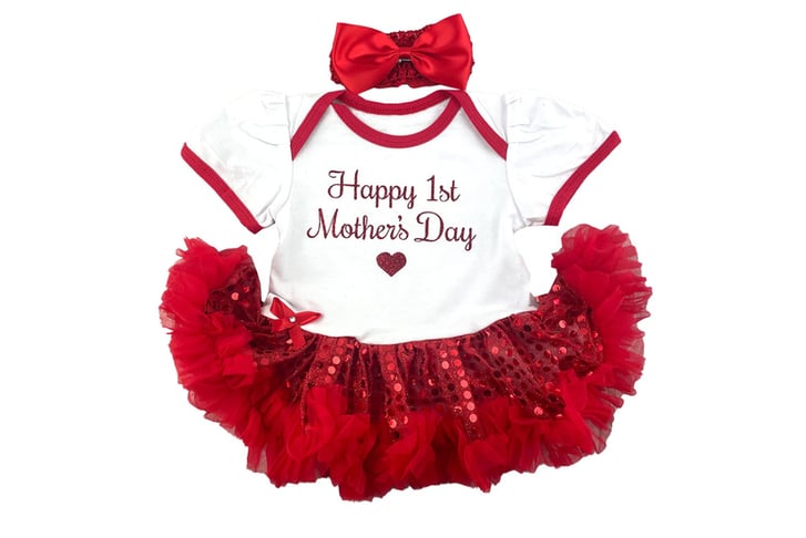 Happy-1st-Mother's-Day-Baby-Girl-Sequin-Tutu-Romper-With-Headband-2
