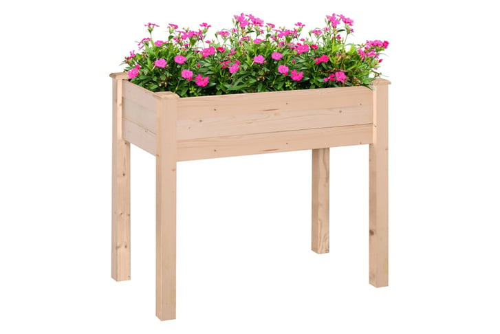 Fir-Wood-Raised-Rectangular-Plant-Stand-2