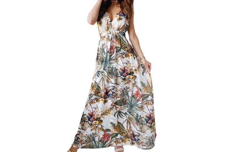 Women-Floral-Print-Deep-V-Neck-Backless-Sleeveless-Dress-Maxi-Beach-Dress-6