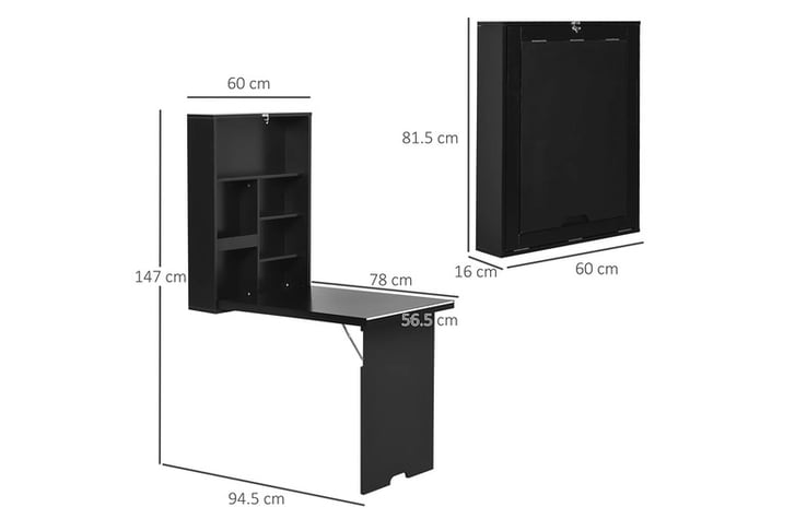 Space-Saving-Folding-Wall-MountedDesk-with-Chalkboard-6