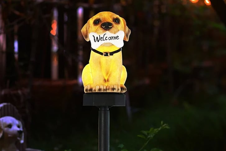 Cute-Dog-Resin-Solar-Yard-Lights-1