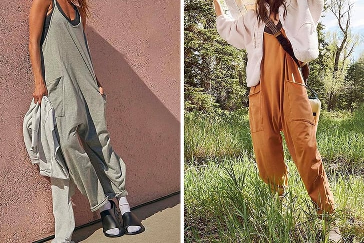 Women-V-Neck-Loose-Solid-Color-Jumpsuit-With-Pockets-1