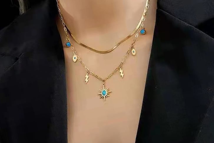 BOHO-GOLD-LAYERED-TURQUOISE-NECKLACE-8