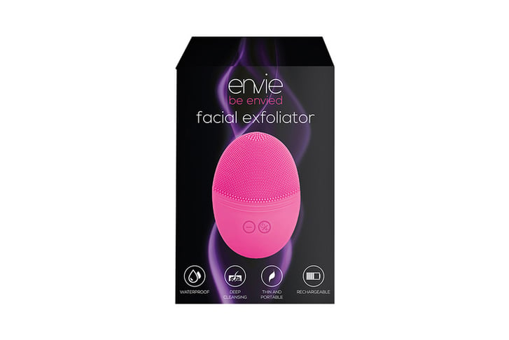 Envie-Rechargeable-Pore-Cleanser-and-Pink-Facial-Exfoliator-with-White-Stand-Bundle-10