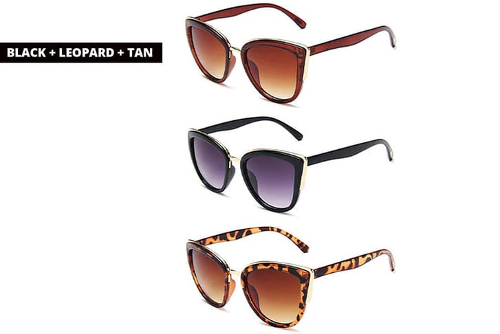 Women Retro Cat Eye Sunglasses-all3