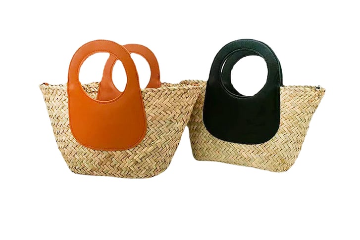 Mini Cross Body Straw Bag-2