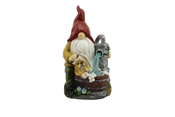 Garden Solar Gnomes Statues-2