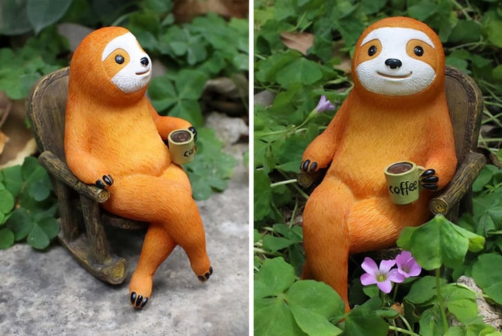 Sloth-Figurine-Resin-Decorative-1