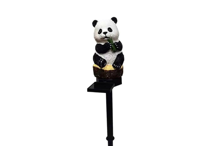 Outdoor-Solar-Resin-Panda-LED-Light-2